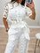 Urban Lace  Shirt Collar Short Sleeve Shirt