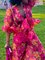 Vacation Floral Printing V Neck Blouse