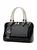 Elegant Artificial Patent Leather Handbag Commuting Crossbody Bag