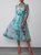 Floral Regular Fit Half Sleeve Vacation Shirt Dress