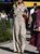 Urban Shawl Collar Long Sleeve Loose Linen Jumpsuit 
