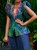 Elegant Printing Random Print Lapel Collar Vest