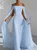 Elegant Plain Ruched Off The Shoulder Maxi Dress