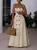 Urban Plain Buttoned Strapless Maxi Dress