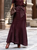 Elegant Slit Plain Maxi Skirt With Belt