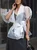 Elegant Plain Shawl Collar Kimono With Belt