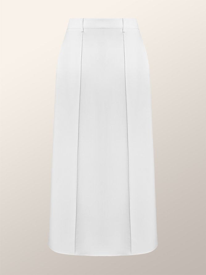 Plain Simple Regular Fit Long Skirt