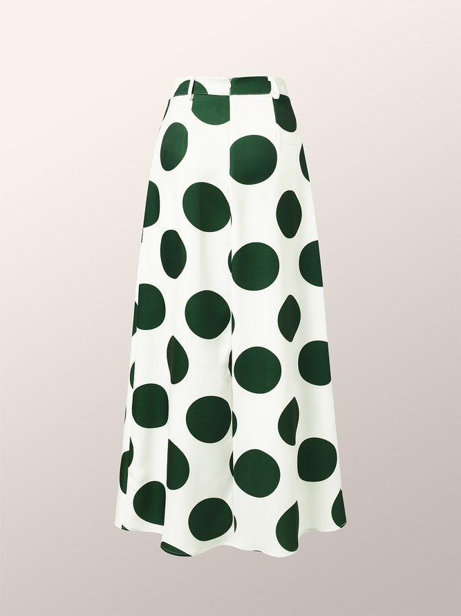 Regular Fit Urban Polka Dots Skirt