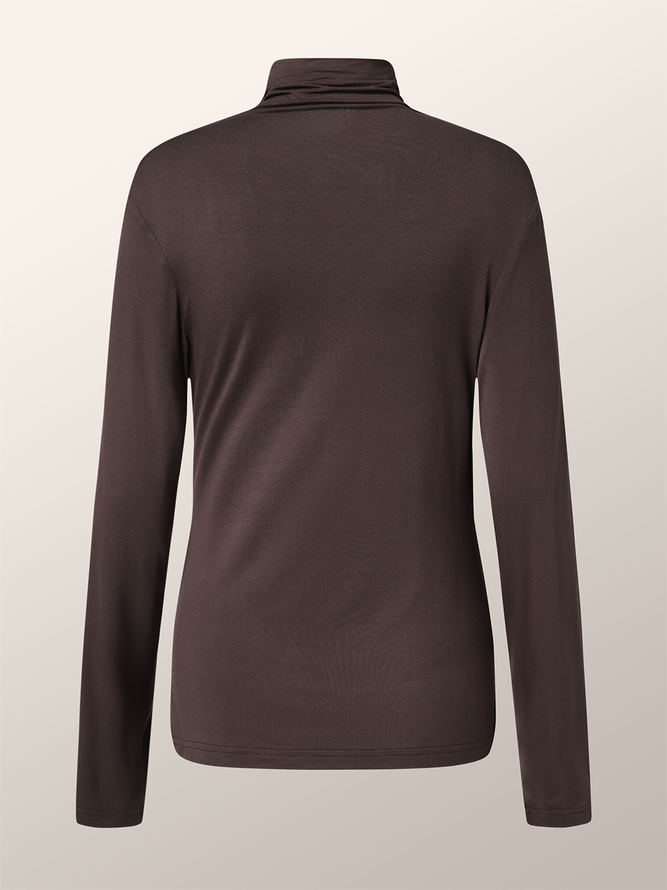 Plain Urban Tight Long Sleeve T-Shirt