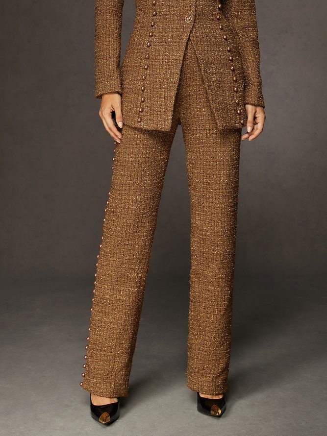 Urban Tweed Straight Leg Pants