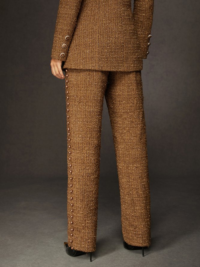 Urban Tweed Straight Leg Pants