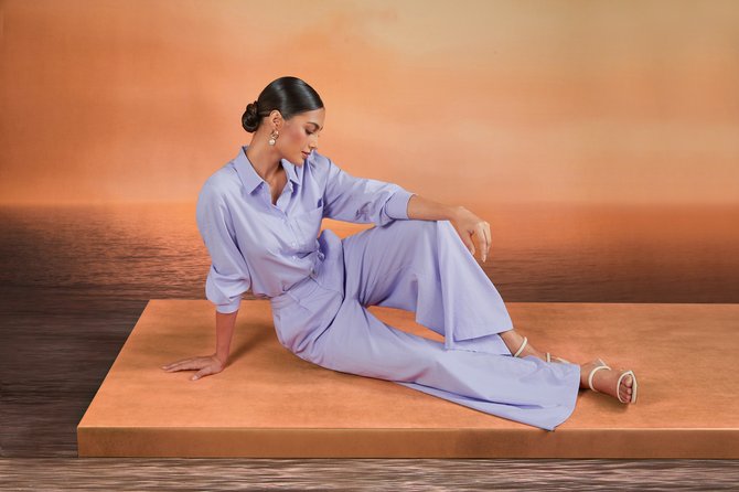 Cotton And Linen Urban Plain Shirt