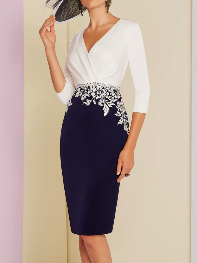 Elegant Lace Wedding Guest Dress