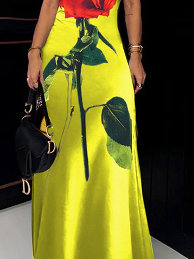 Printing Urban Floral Dress