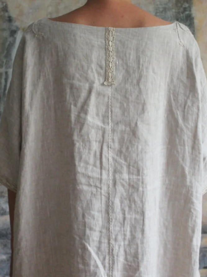 STYLE WE x CHILLINEN |Plain Linen Loose Dress
