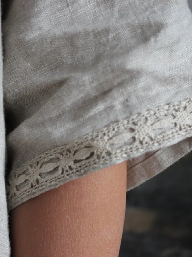 STYLE WE x CHILLINEN |Plain Linen Loose Dress