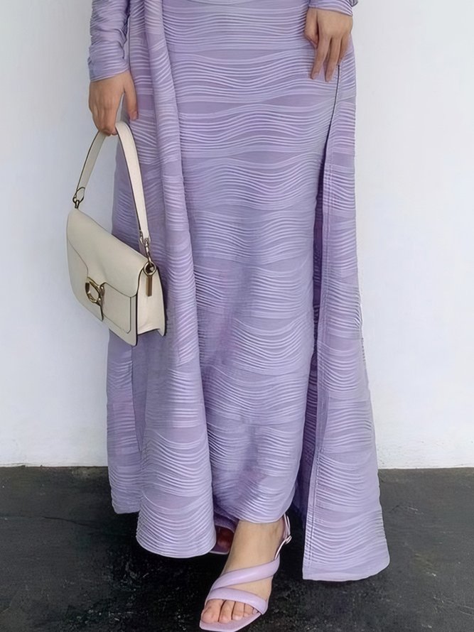 Elegant Loose Plain Kimono No Dress