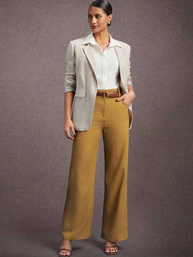 Premium 100% Linen Urban Blazer with Pocket