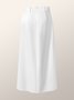 Plain Simple Regular Fit Long Skirt