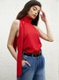 Daily Regular Fit Elegant Plain Halter Shirt