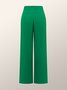 Urban Loose Plain Fashion Long Straight Pants