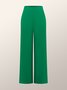 Urban Loose Plain Fashion Long Straight Pants