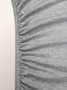 High Elasticity Regular Fit Elegant Half Turtleneck Sleeveless Long Dress