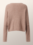 Elegant Regular Fit Boat Neck Plain Sweater