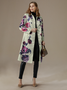 Floral Loose Elegant Trench Coat