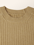 Regular Fit Elegant Crew Neck Sweater