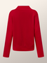 High Elasticity Regular Fit Urban Stand Collar Long Sleeve Cardigan