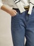 Better Basics High-Stretch Wide Leg Jeans