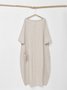 STYLE WE x CHILLINEN |Plain Linen Loose Dress