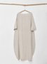 STYLE WE x CHILLINEN |Plain Linen Loose Dress