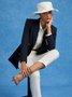 Regular Plain Visor Pearl Hat