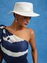 Regular Plain Visor Pearl Hat