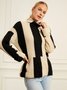 Striped Daily Long sleeve Simple Turtleneck Sweater