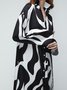 Long sleeve Regular Fit Urban Chevron Shirt Dress