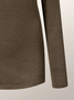Long Sleeve Skinny Lady Solid Top