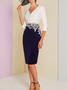 Elegant Lace Wedding Guest Dress