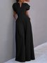 Plain Vacation Regular Fit Jumpsuit