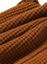 Women Warmth Faux Fur Neck Gaiter Knitted Hat
