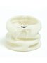 Women Warmth Faux Fur Neck Gaiter Knitted Hat