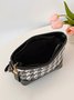 Leopard Clutch Bag Braided Chain Cross Body Bag