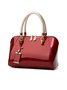 Elegant Artificial Patent Leather Handbag Commuting Crossbody Bag