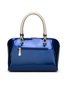 Elegant Artificial Patent Leather Handbag Commuting Crossbody Bag