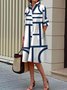 Versatile Classic Button-Front Shirt Dress with Pocket