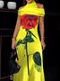 Printing Urban Floral Dress