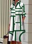 Versatile Classic Button-Front Shirt Dress with Pocket