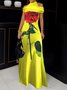 Printing Urban Floral Dress